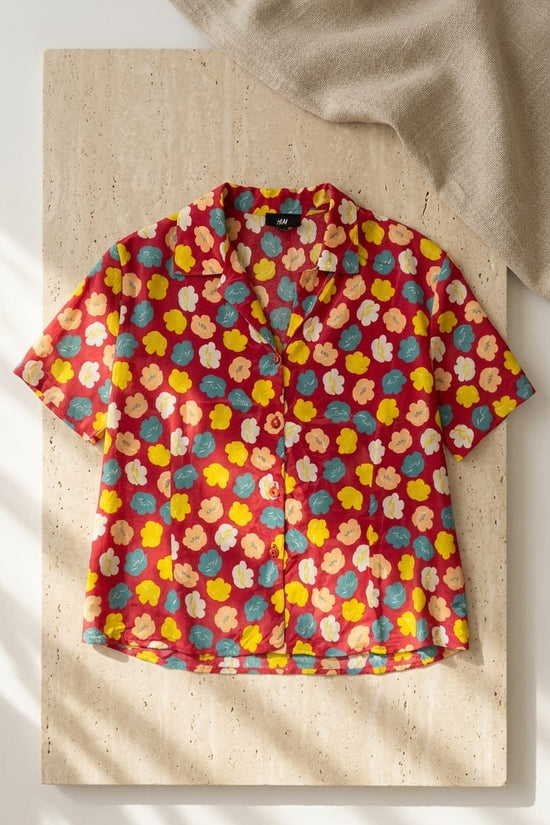 Retro Floral Shirt | Bold Statement Casual Wear