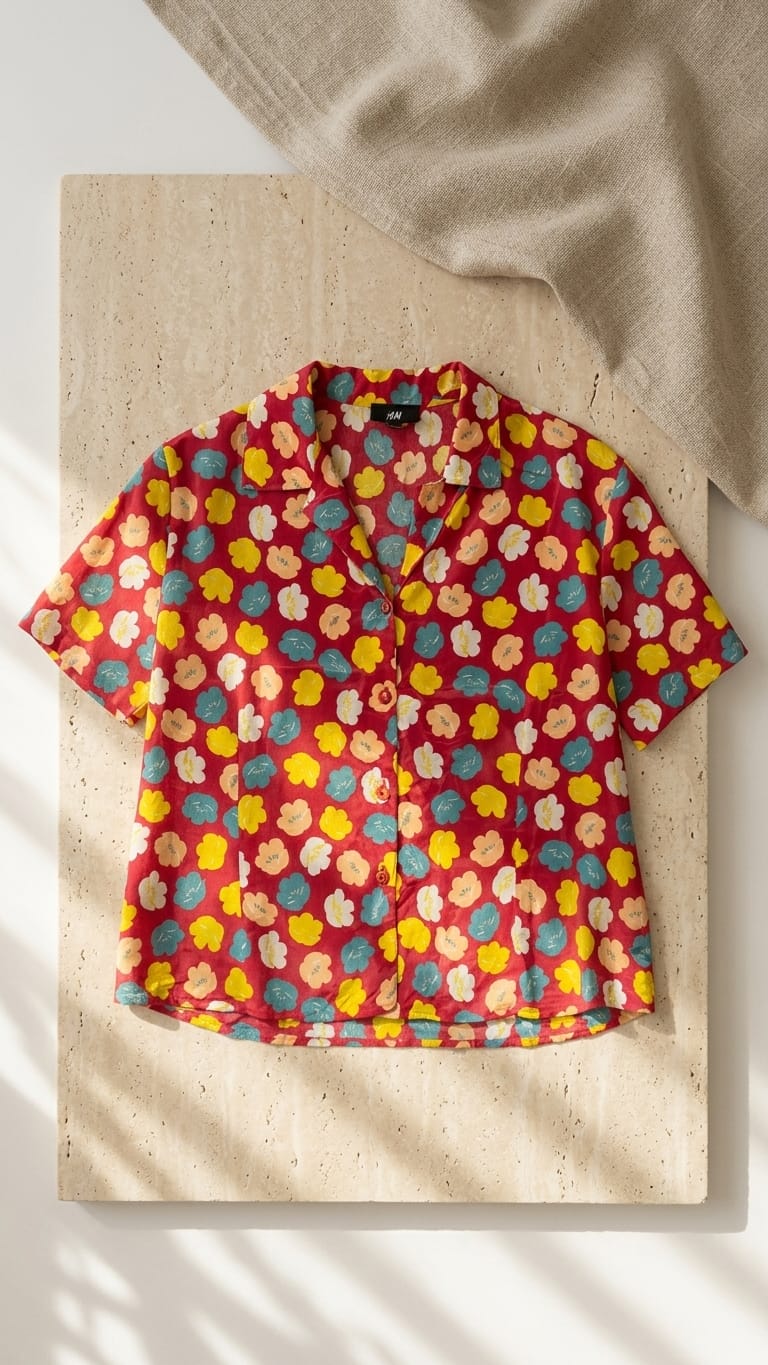 Retro Floral Shirt | Bold Statement Casual Wear