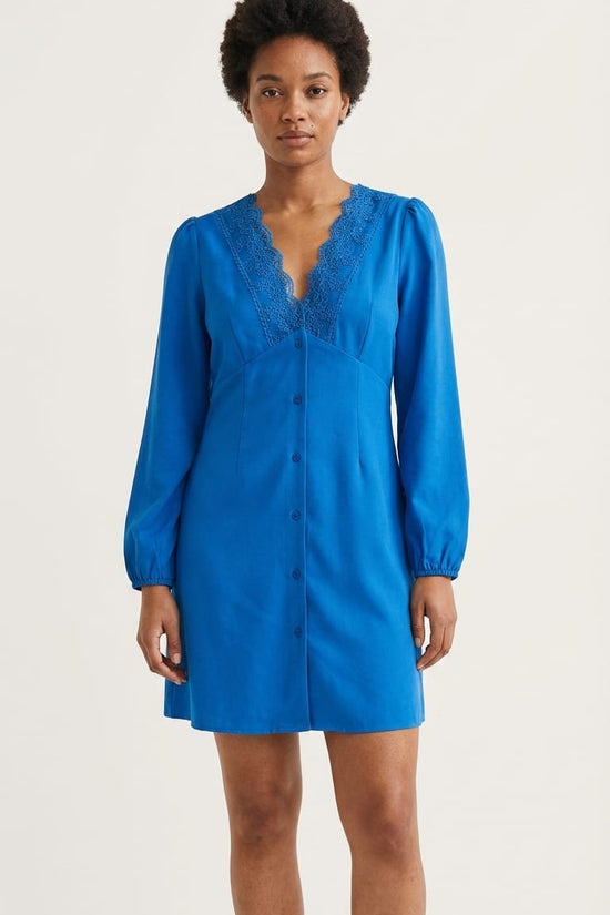 Royal Blue Lace Dress | Elegant Everyday Chic