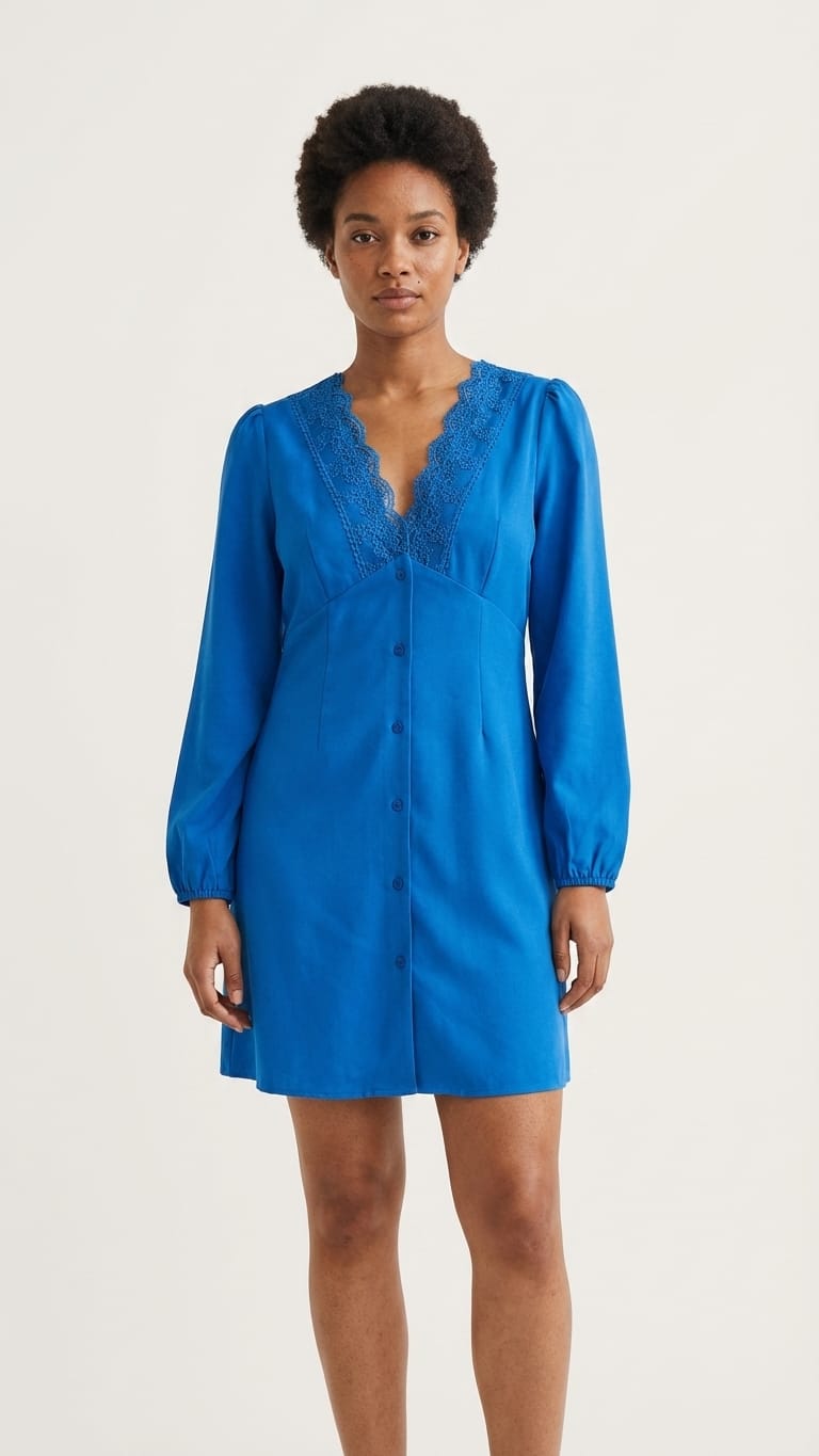 Royal Blue Lace Dress | Elegant Everyday Chic