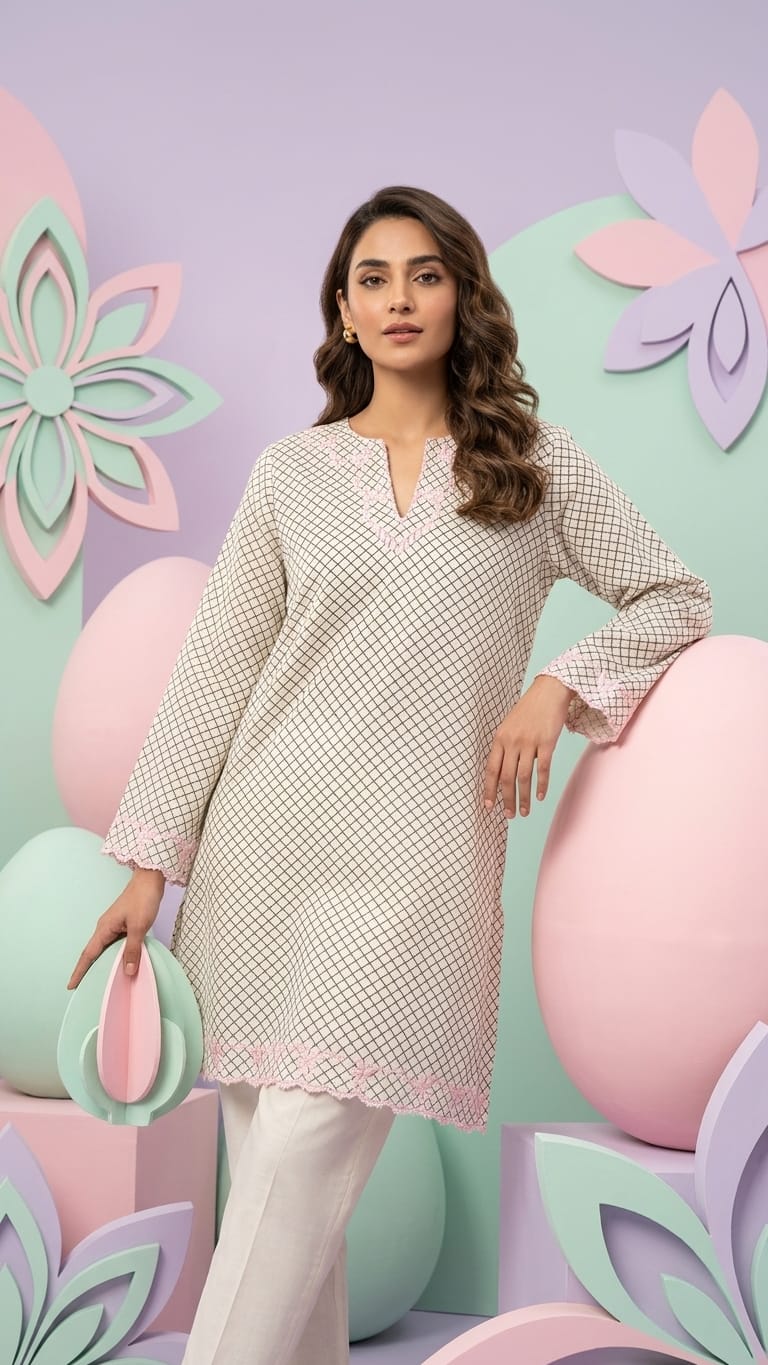 Pastel Grace Kurta Set | Soft Minimal Ethnic Wear