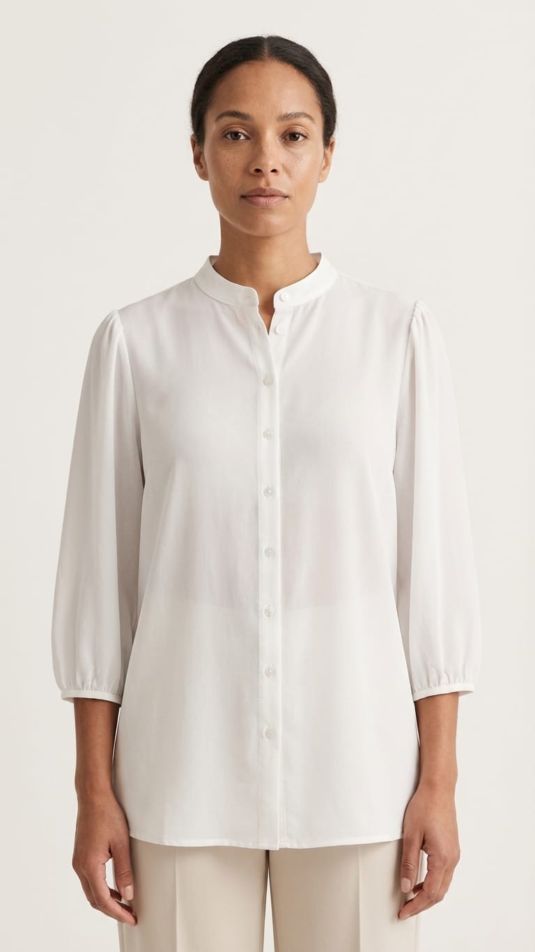 Classic White Button-Down Shirt | Everyday Essential
