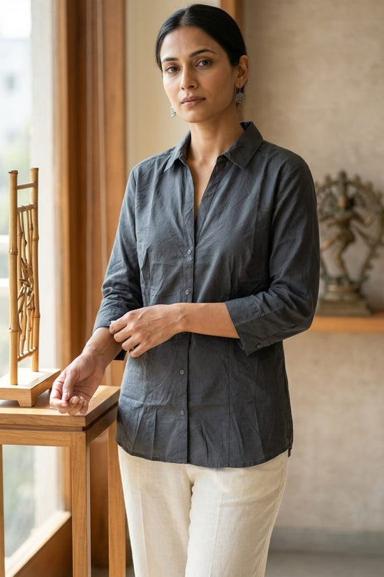 Charcoal Classic Shirt | Smart Everyday Wear