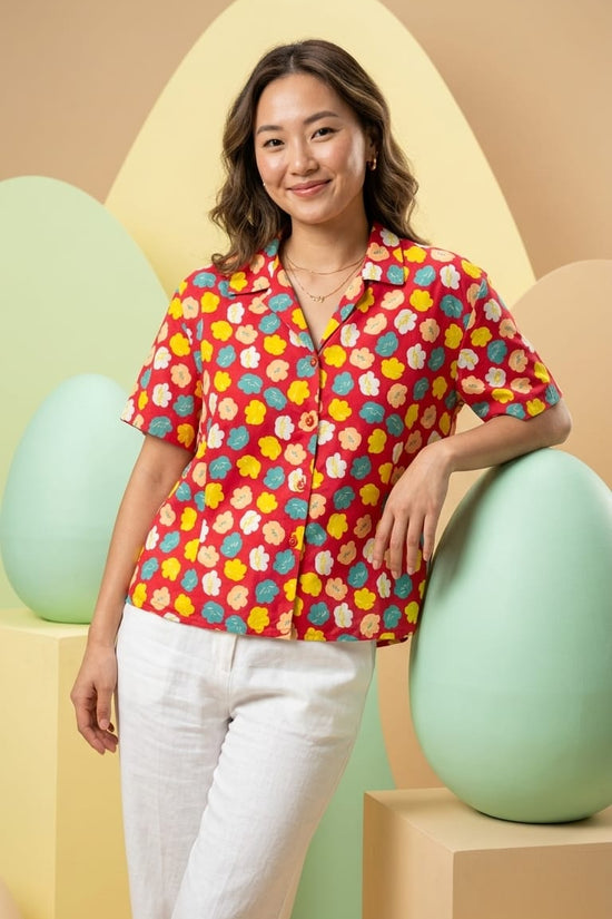 Retro Floral Shirt | Bold Statement Casual Wear