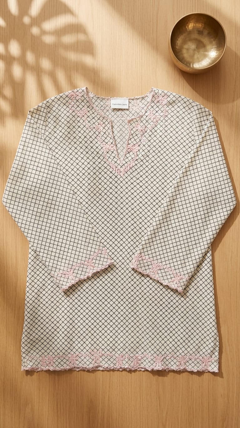 Pastel Grace Kurta Set | Soft Minimal Ethnic Wear