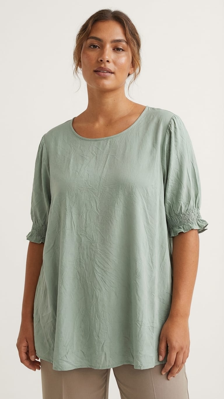 Mint Green Relaxed Fit Top | Soft Everyday Comfort