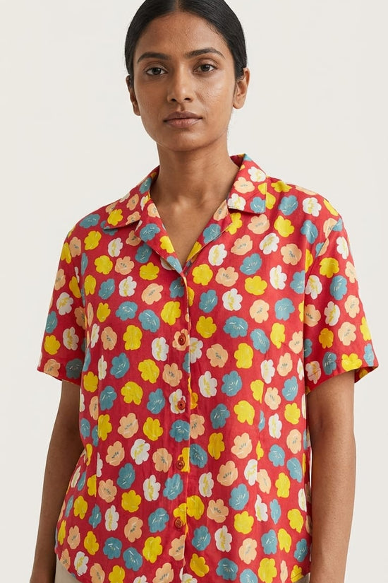 Retro Floral Shirt | Bold Statement Casual Wear