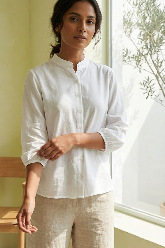 Classic White Button-Down Shirt | Everyday Essential