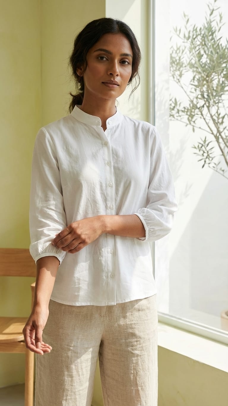 Classic White Button-Down Shirt | Everyday Essential