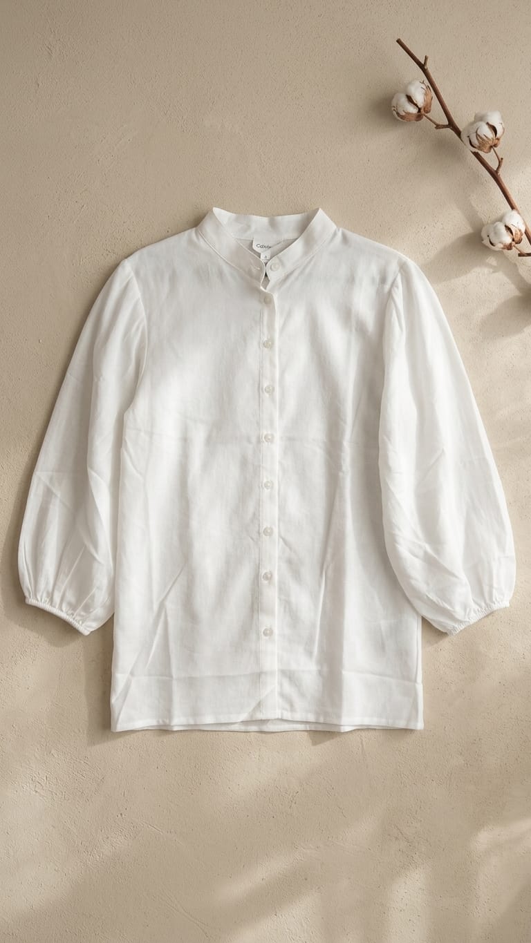 Classic White Button-Down Shirt | Everyday Essential